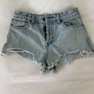 Free People Jean Shorts